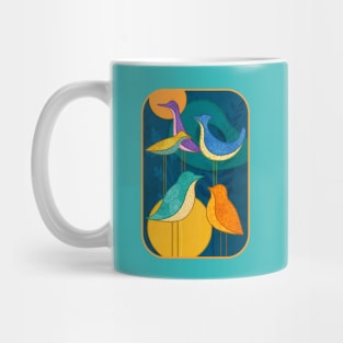 BIRDFLOWER Flock Of Many Colors Mug